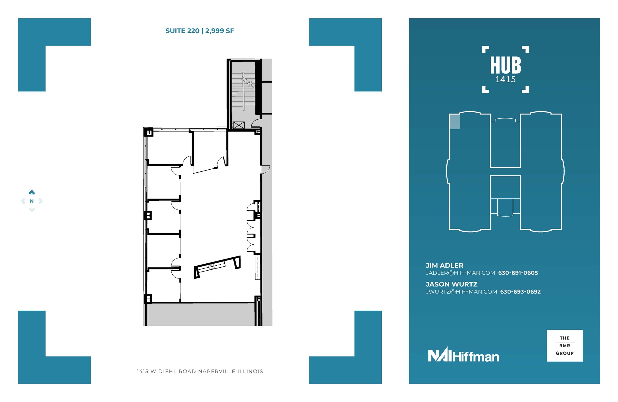 1415 W Diehl Rd, Naperville, IL for lease Floor Plan- Image 1 of 1