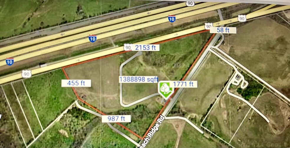 I-10 & Peach Ridge Rd, Brookshire, TX for sale - Aerial - Image 1 of 27