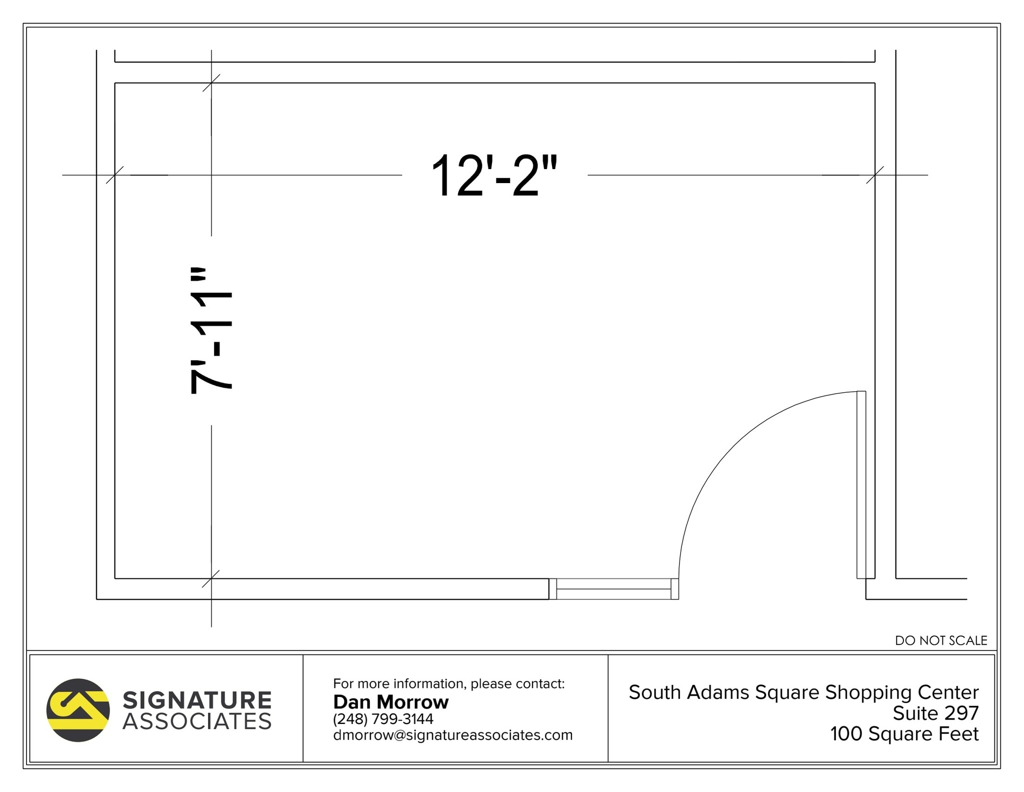 725 S Adams Rd, Birmingham, MI for lease Floor Plan- Image 1 of 1