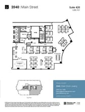 2040 Main St, Irvine, CA for lease Floor Plan- Image 1 of 6