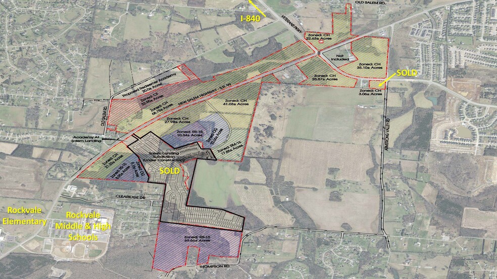 Murfreesboro City Limits Map New Salem -1, Murfreesboro, Tn 37128 - Foundation West 400+/- Ac  Development | Loopnet