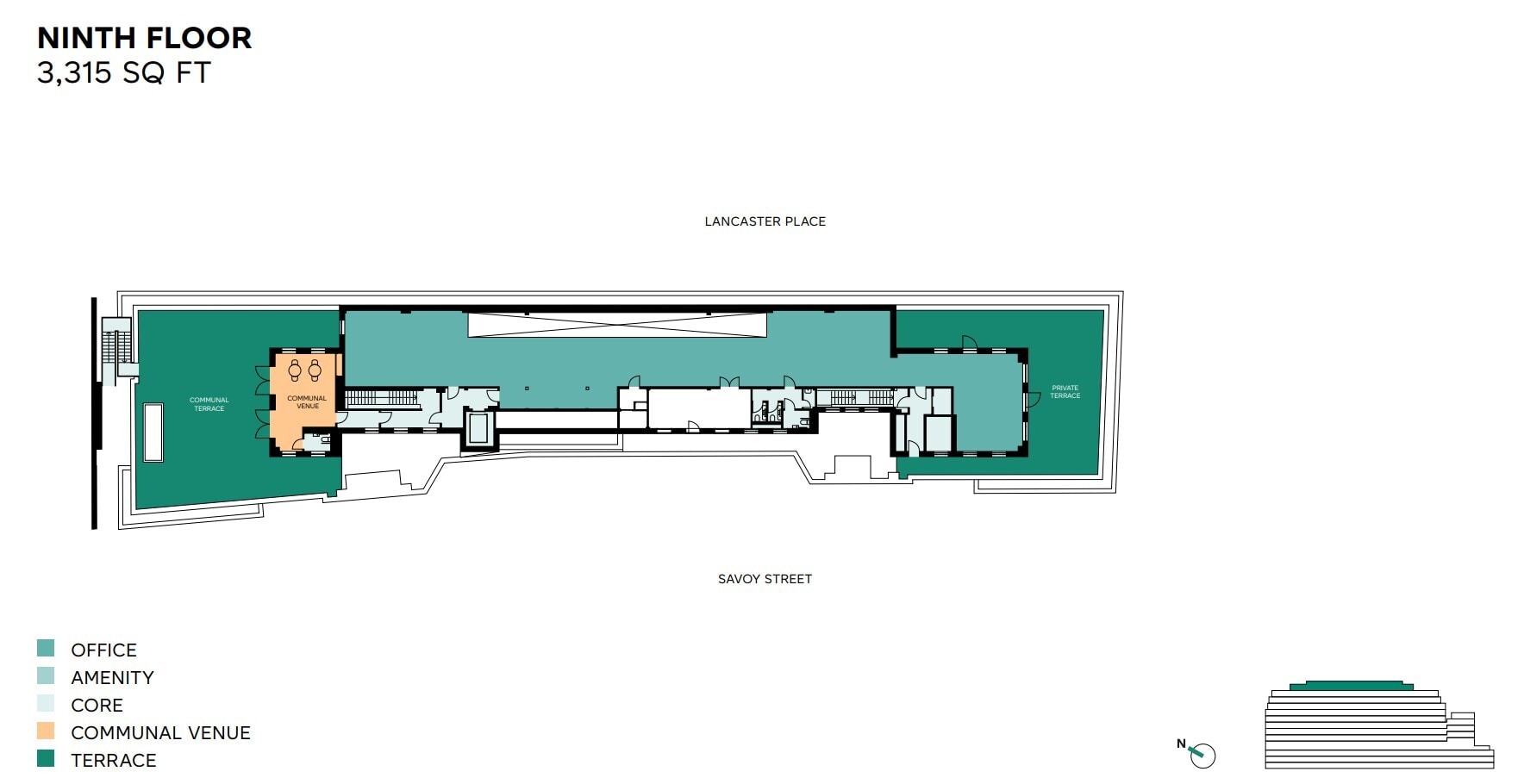12-13 Lancaster Pl, London for lease Floor Plan- Image 1 of 1