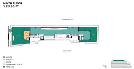 12-13 Lancaster Pl, London for lease Floor Plan- Image 1 of 1