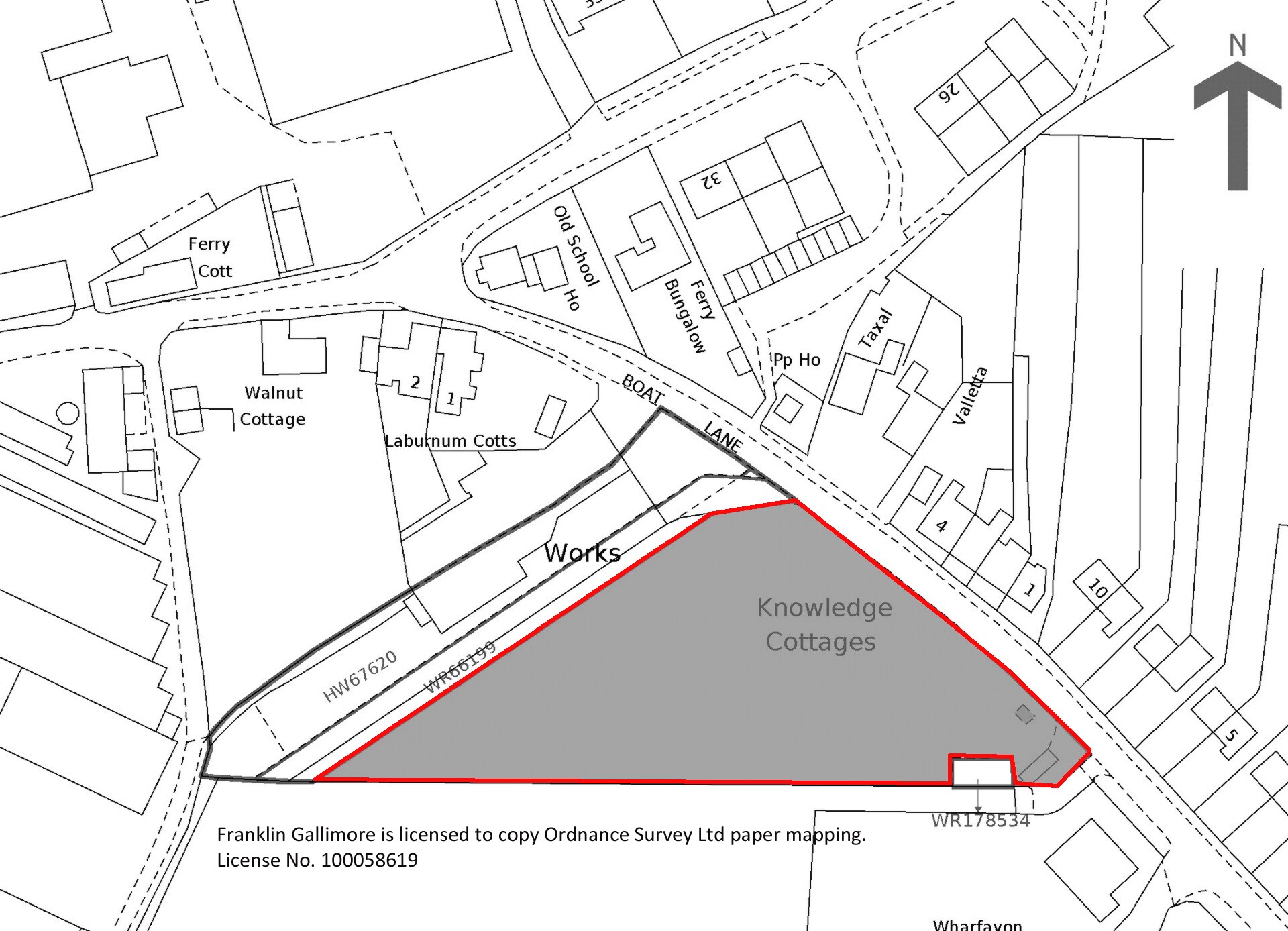 Boat Ln, Offenham for sale Site Plan- Image 1 of 1