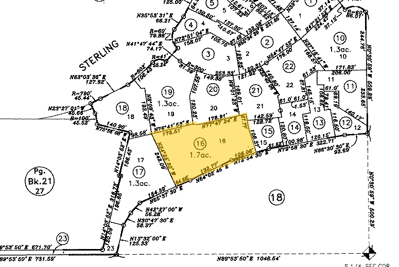 Sterling Pky, Lincoln, CA for sale - Plat Map - Image 2 of 4