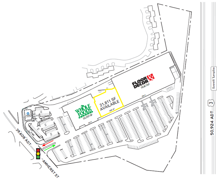 253-275 Amherst St, Nashua, NH for lease - Site Plan - Image 3 of 5