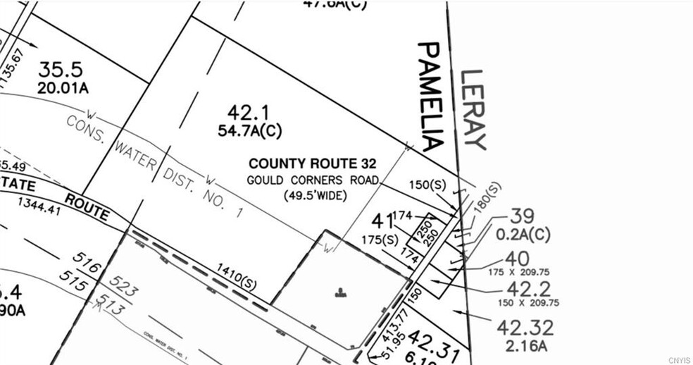 25049 NY-342, Evans Mills, NY for sale - Plat Map - Image 1 of 1