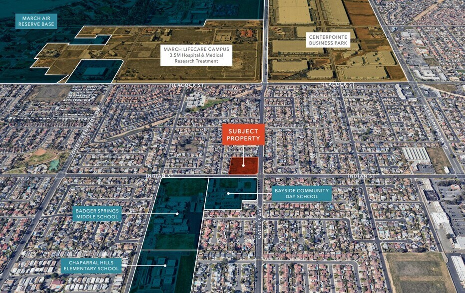SWC of Cactus and Indian, Moreno Valley, CA for lease - Building Photo - Image 2 of 3