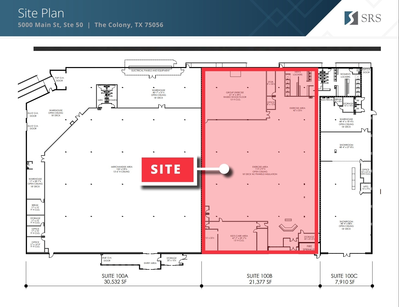 5000 Main St, The Colony, TX for lease Floor Plan- Image 1 of 1