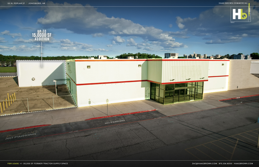 101 N Poplar St, Searcy, AR for lease - Building Photo - Image 3 of 7