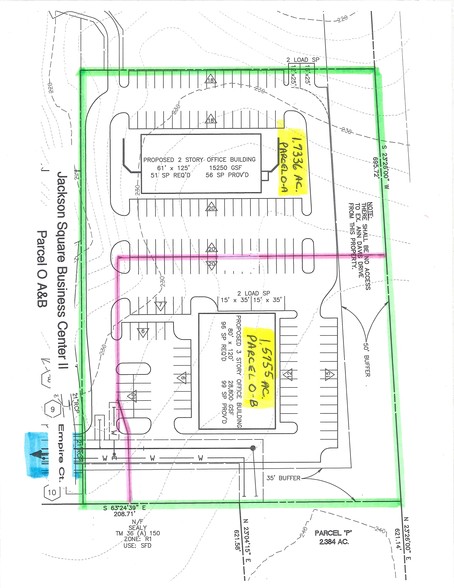 Empire Ct, Fredericksburg, VA for sale - Site Plan - Image 2 of 5