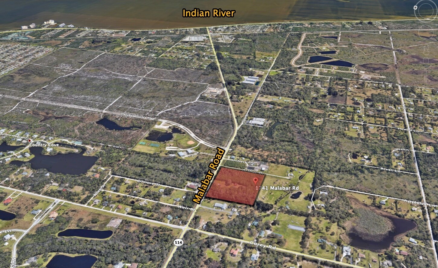 1741 Malabar Rd, Malabar, FL 32950 MixedUse Development Land