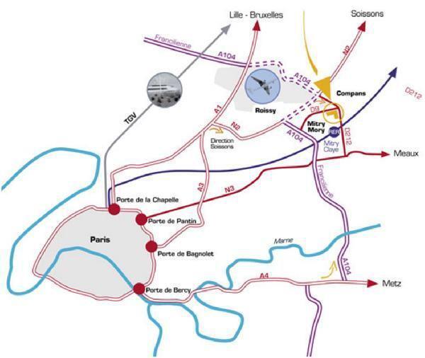 Industrial in Compans for lease - Building Photo - Image 3 of 4