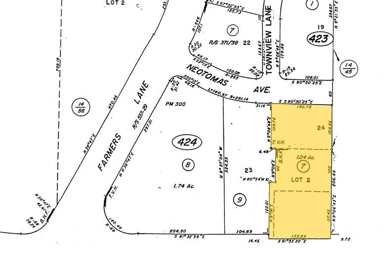 1410 Neotomas Ave, Santa Rosa, CA for lease - Plat Map - Image 2 of 22