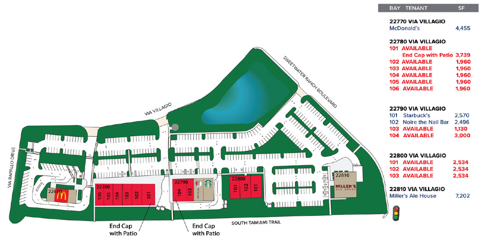 8001 Via Rapallo Dr, Estero, FL for lease - Site Plan - Image 1 of 6