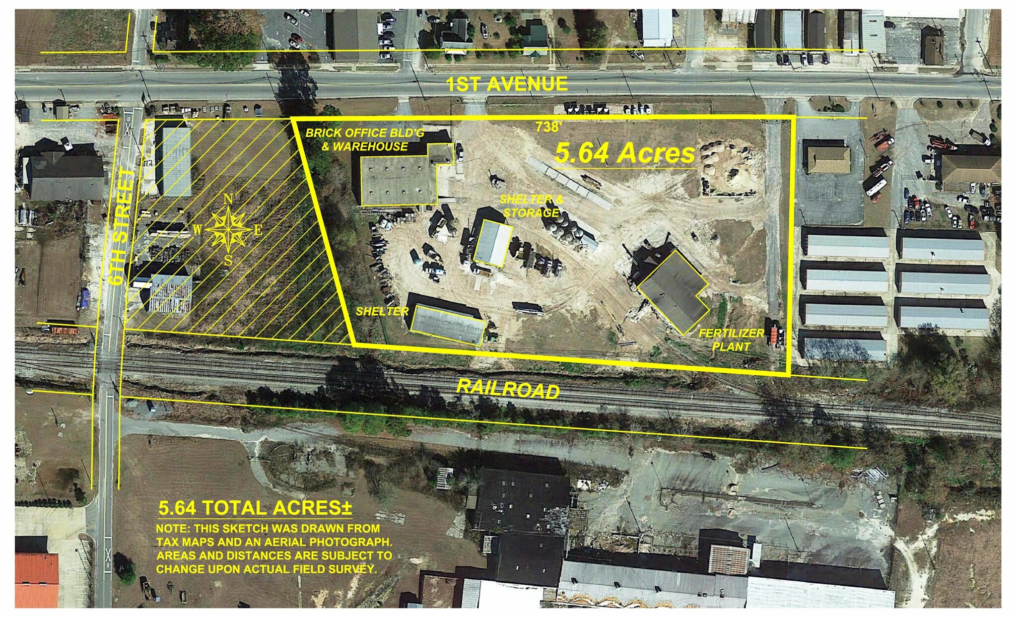 702 1st Ave NE, Cairo, GA for sale Aerial- Image 1 of 1