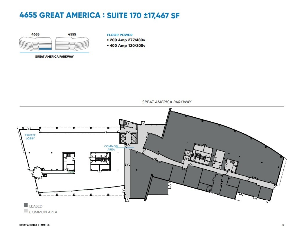 4655 Great America Pky, Santa Clara, CA for lease Floor Plan- Image 1 of 1