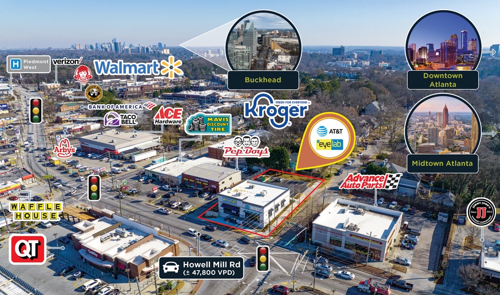 1671 Howell Mill Rd NW, Atlanta, GA for lease - Building Photo - Image 2 of 5