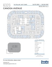 6300 Canoga Ave, Woodland Hills, CA for lease Site Plan- Image 1 of 1