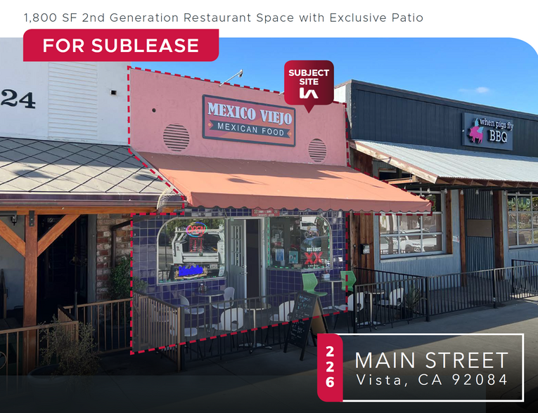 226 Main St, Vista, CA for lease - Building Photo - Image 1 of 4