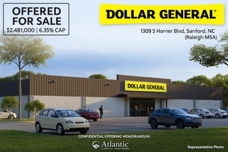 More details for 1309 Horner blvd, Sanford, NC - Retail for Sale