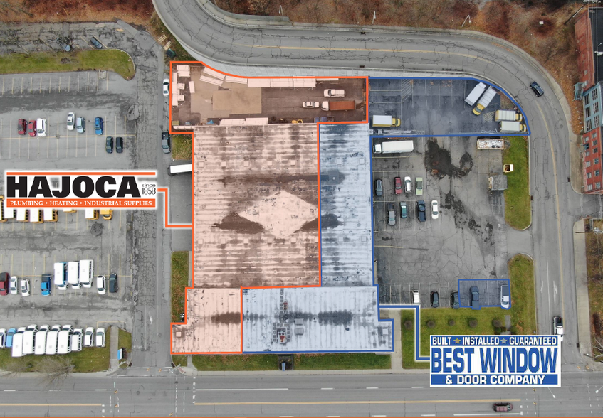 501 Broad St, Johnstown, PA for lease - Aerial - Image 3 of 4