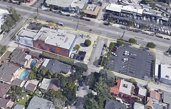 1201 S Victory Blvd, Burbank, CA - AERIAL map view