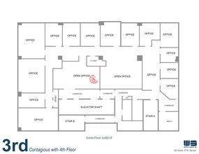 39-43 W 37th St, New York, NY for lease Floor Plan- Image 1 of 8