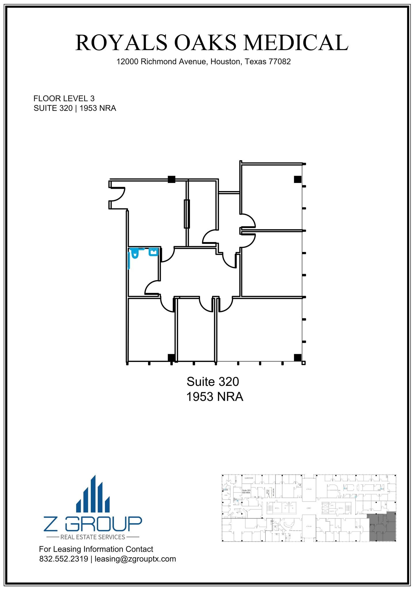 12000 Richmond Ave, Houston, TX for lease Site Plan- Image 1 of 1