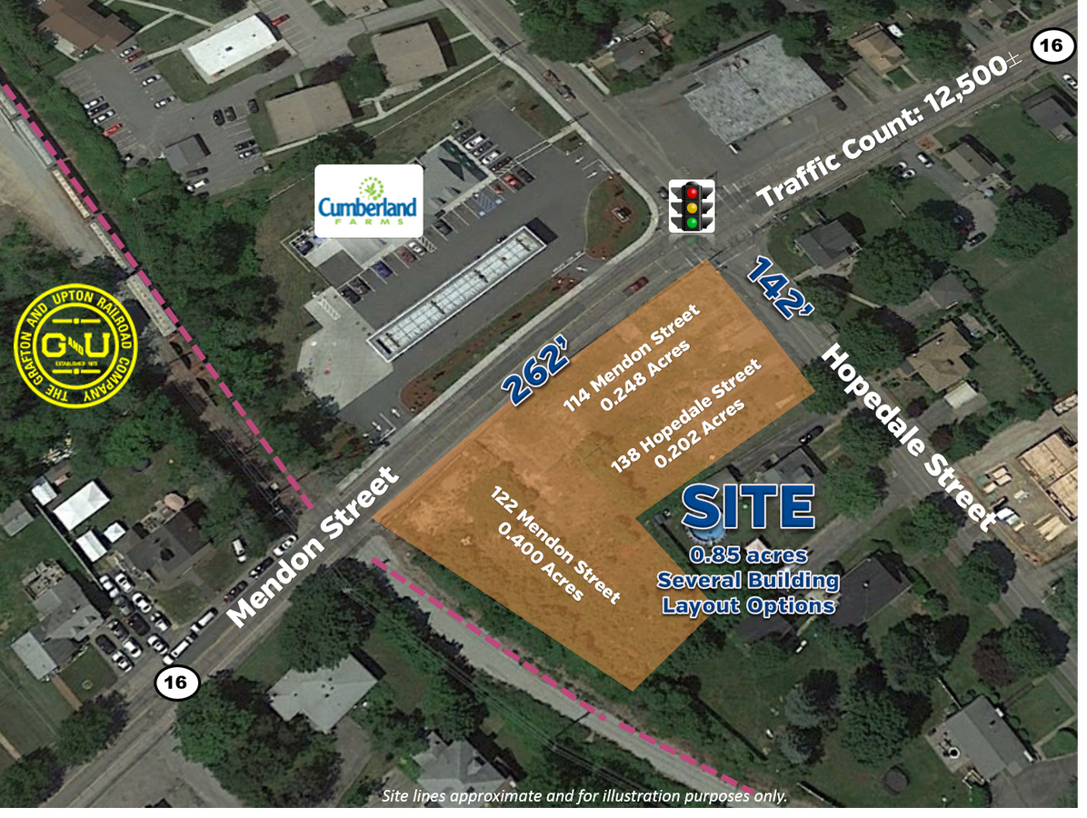 114 Mendon St, Hopedale, MA 01747 Land for Sale