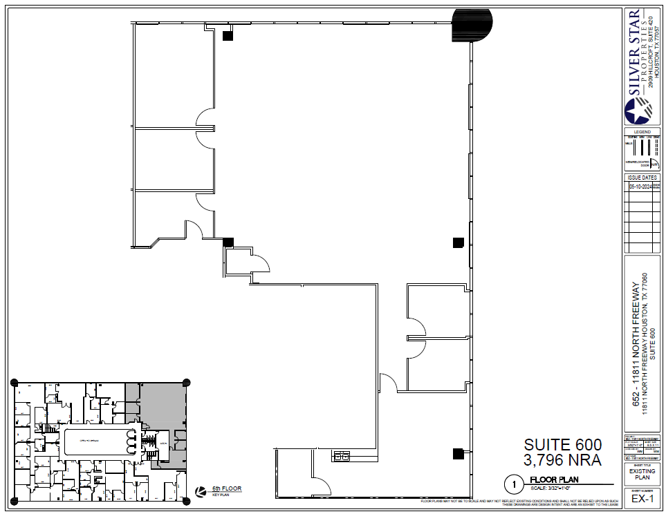 11811 North Fwy, Houston, TX for lease Floor Plan- Image 1 of 1