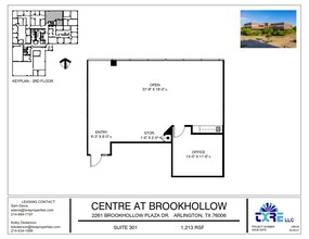 2261 Brookhollow Plaza Dr, Arlington, TX for lease Floor Plan- Image 2 of 3