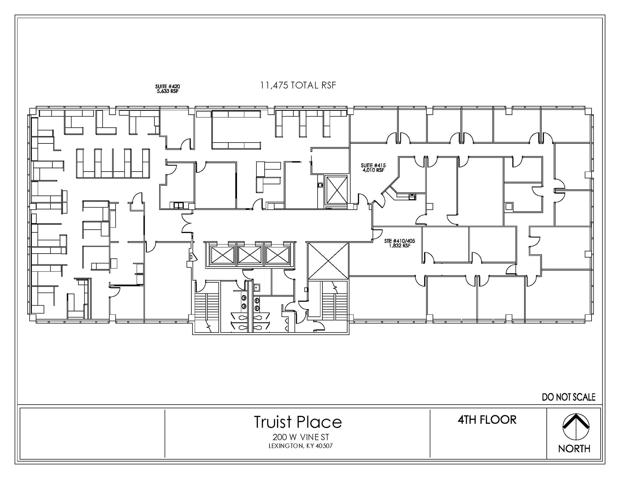 200 W Vine St, Lexington, KY for lease Floor Plan- Image 1 of 1