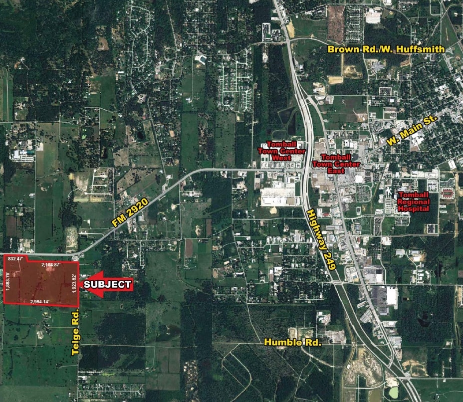 FM 2920 and Telge, Tomball, TX for sale Building Photo- Image 1 of 1