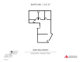 3200 Wilcrest Dr, Houston, TX for lease Floor Plan- Image 1 of 1