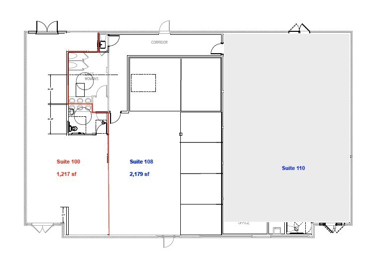 217 W Main St, Grand Prairie, TX for lease Floor Plan- Image 1 of 2