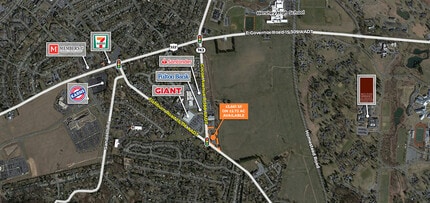 1245 Cocoa Ave, Hershey, PA - AERIAL  map view - Image1