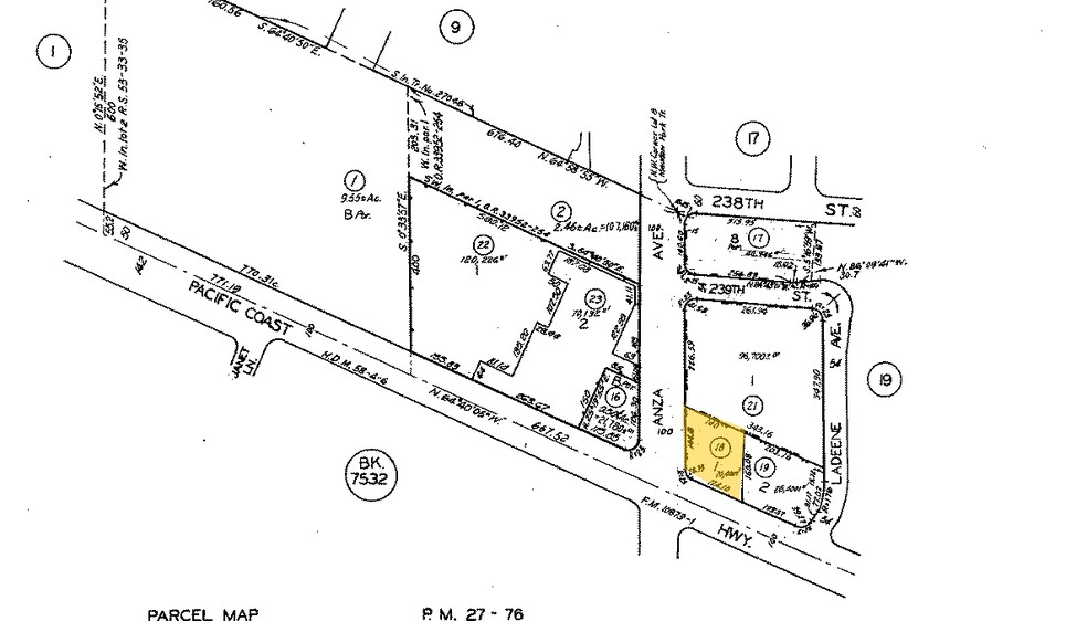 4135 Pacific Coast Hwy, Torrance, CA for lease - Plat Map - Image 3 of 27