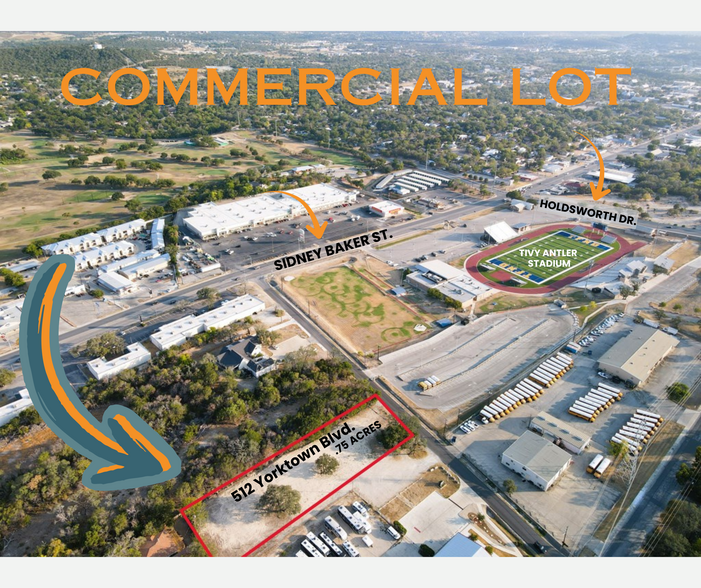 512 Yorktown Blvd, Kerrville, TX for sale - Aerial - Image 1 of 7