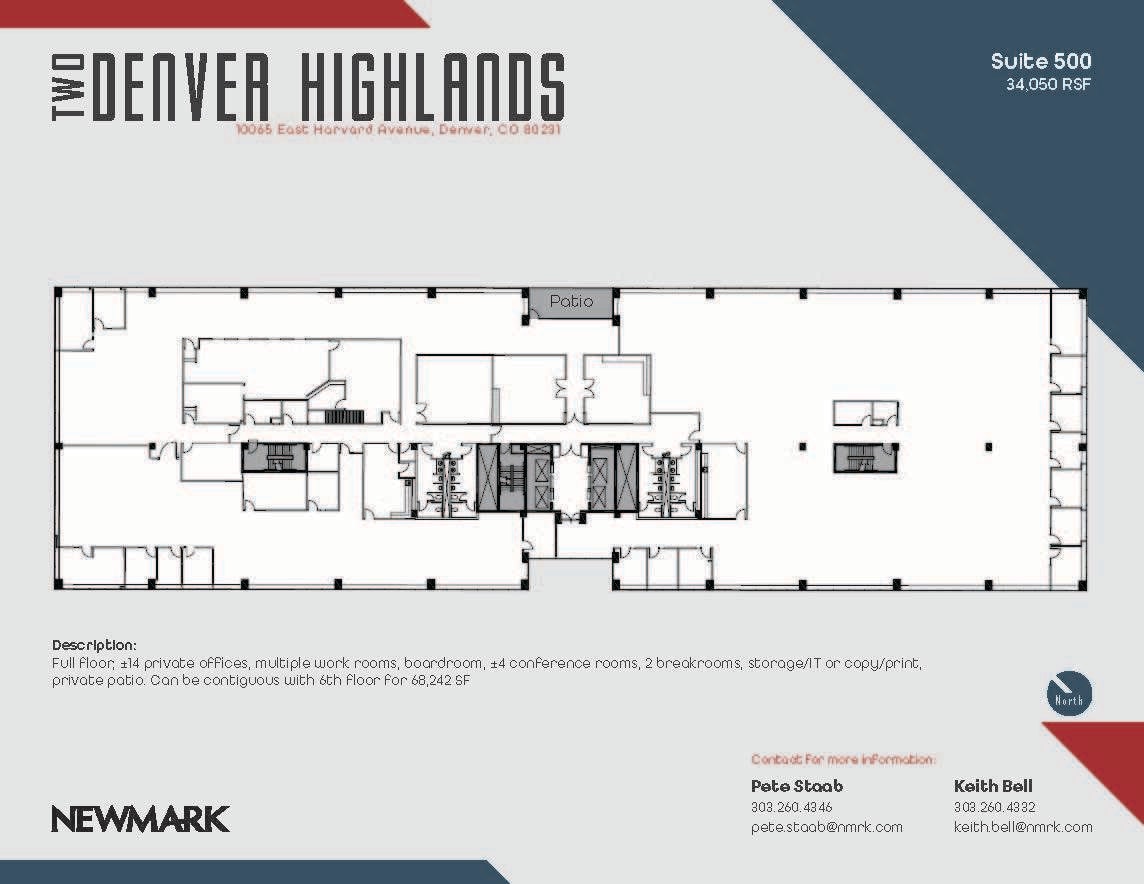 10375 E Harvard Ave, Denver, CO for lease Floor Plan- Image 1 of 1
