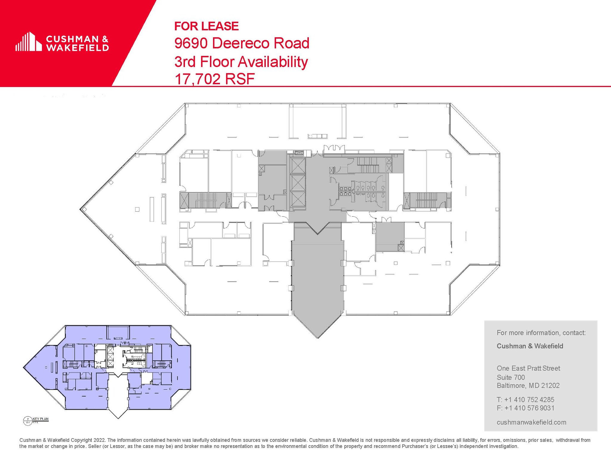 9690 Deereco Rd, Timonium, MD for lease Floor Plan- Image 1 of 1