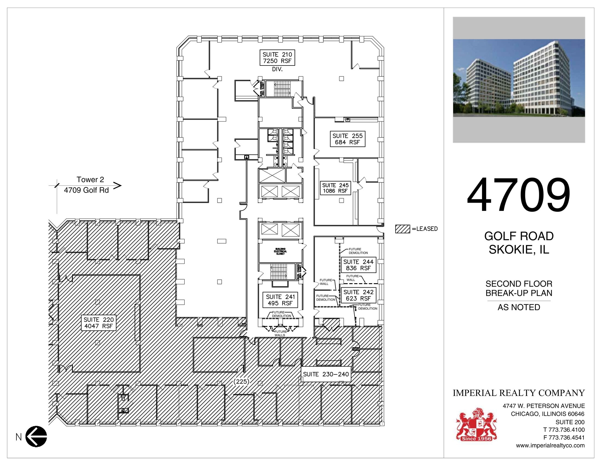 4709-4711 Golf Rd, Skokie, IL for lease Site Plan- Image 1 of 1