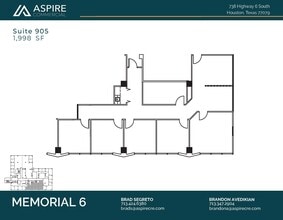 738 Highway 6 S, Houston, TX for lease Floor Plan- Image 1 of 3