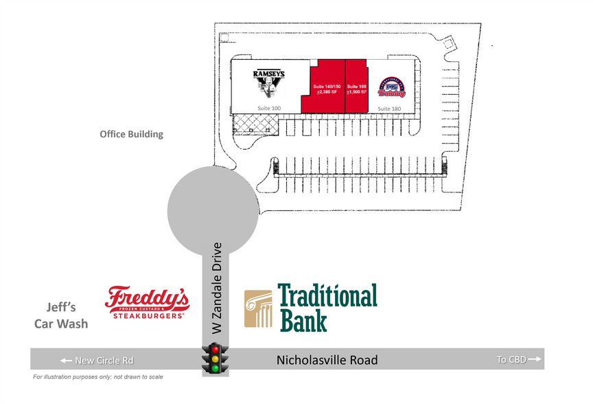 151 W Zandale Dr, Lexington, KY for lease - Site Plan - Image 3 of 8