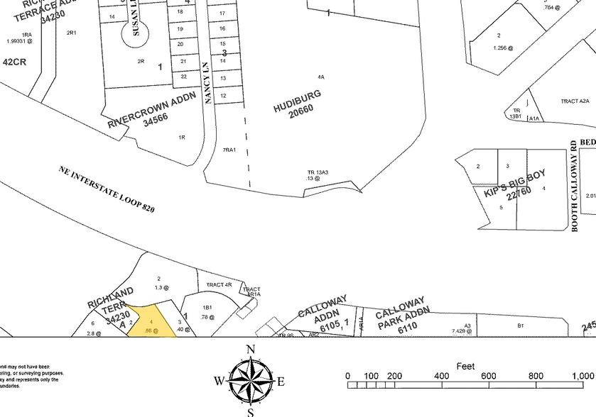 7655 Boulevard 26, North Richland Hills, TX for sale - Plat Map - Image 2 of 4