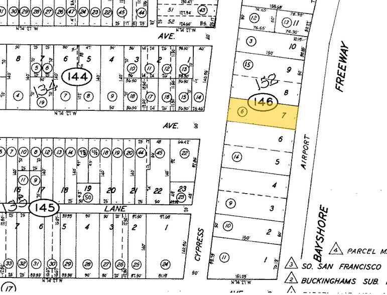 727 Airport Blvd, South San Francisco, CA for sale - Plat Map - Image 3 of 3