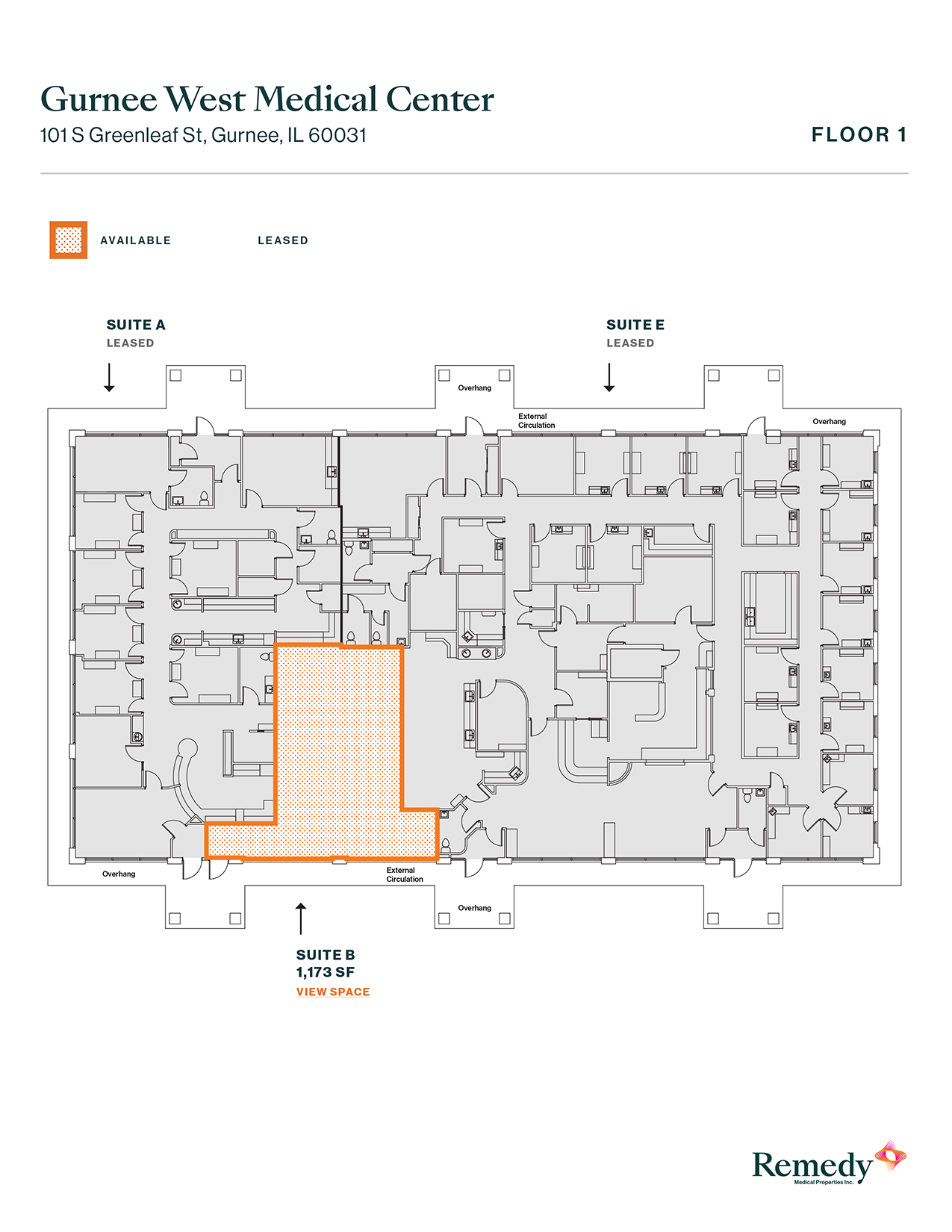 3 S Greenleaf Ave, Gurnee, IL for lease Floor Plan- Image 1 of 1