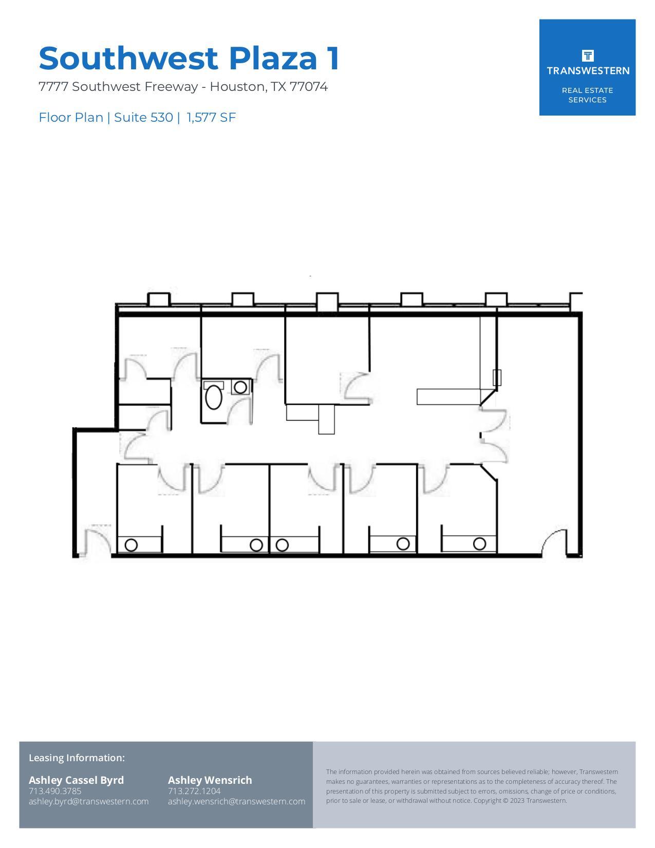 7737 Southwest Fwy, Houston, TX for lease Floor Plan- Image 1 of 1