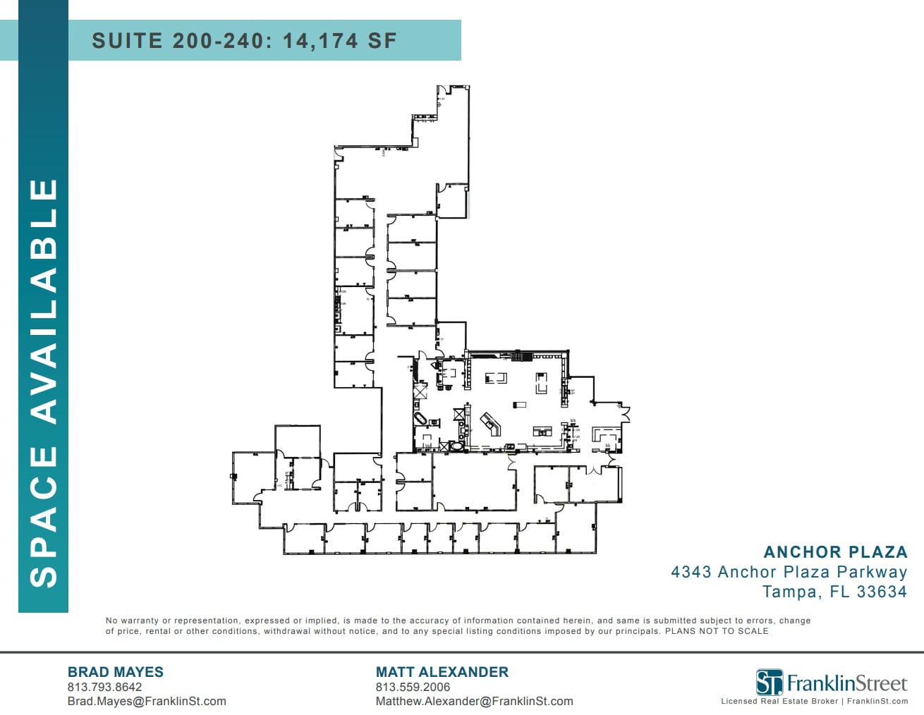 4343 Anchor Plaza Pky, Tampa, FL for lease Floor Plan- Image 1 of 1