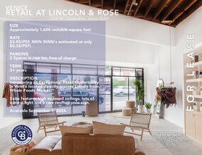 214 Lincoln Blvd, Venice, CA for lease Interior Photo- Image 2 of 4